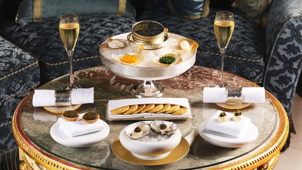 Caviar and Champagne