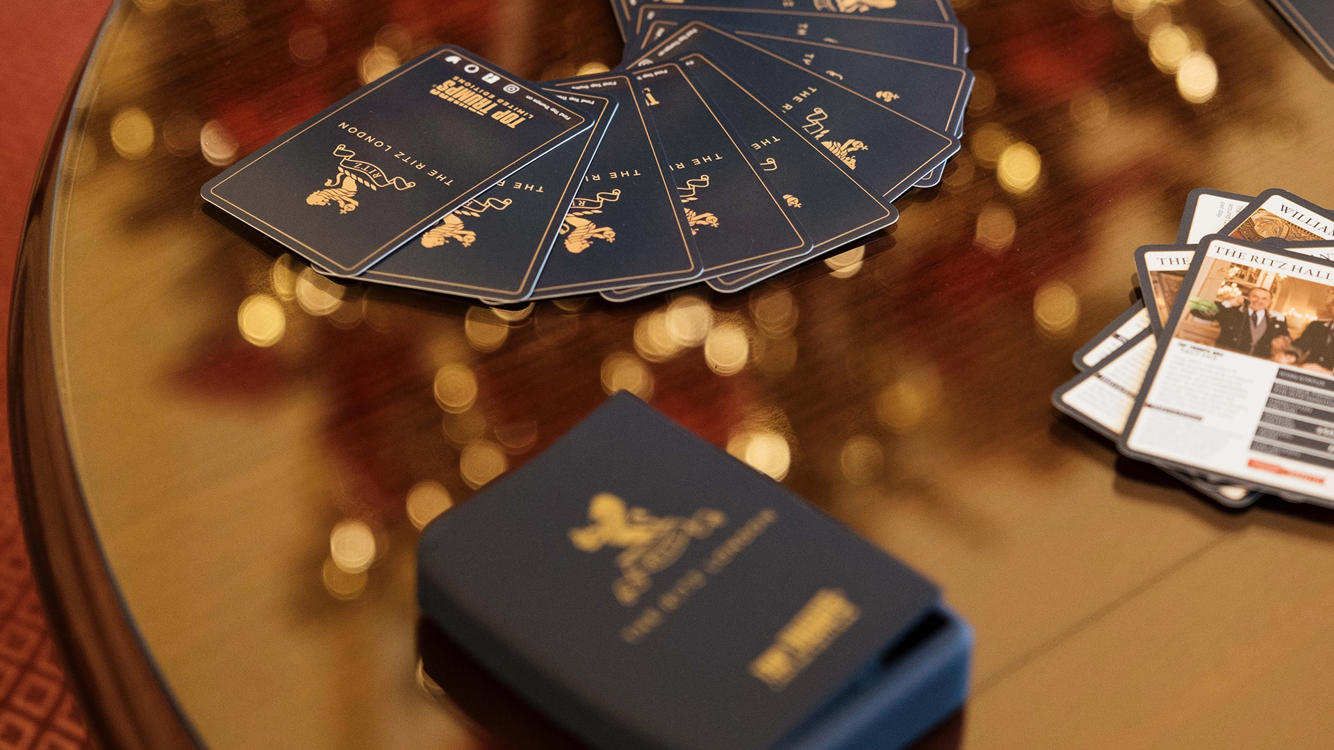 The Ritz London × Top Trumps: Hotel Edition official collaboration image