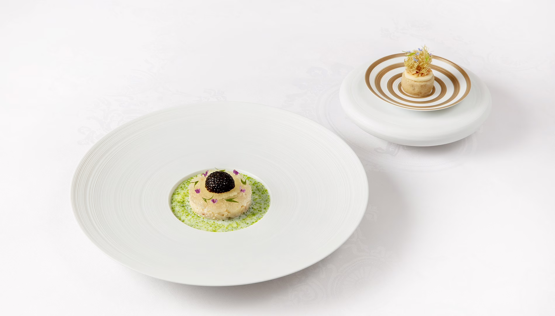 Two Star Michelin food in The Ritz Restaurant