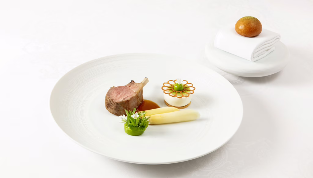 Two Star Michelin food in The Ritz Restaurant