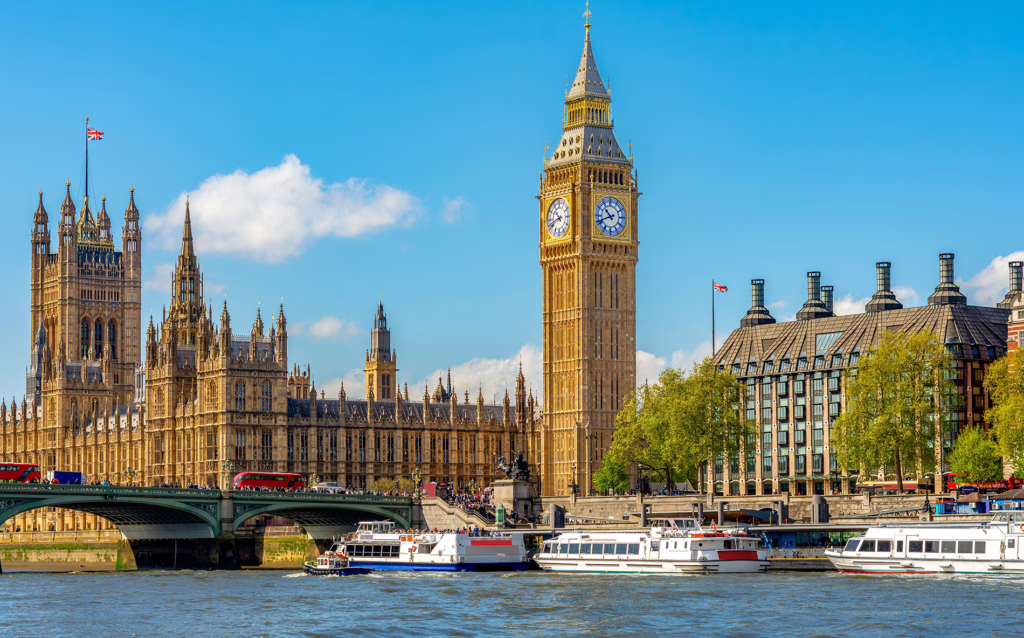 London Big Ben and the River Thames