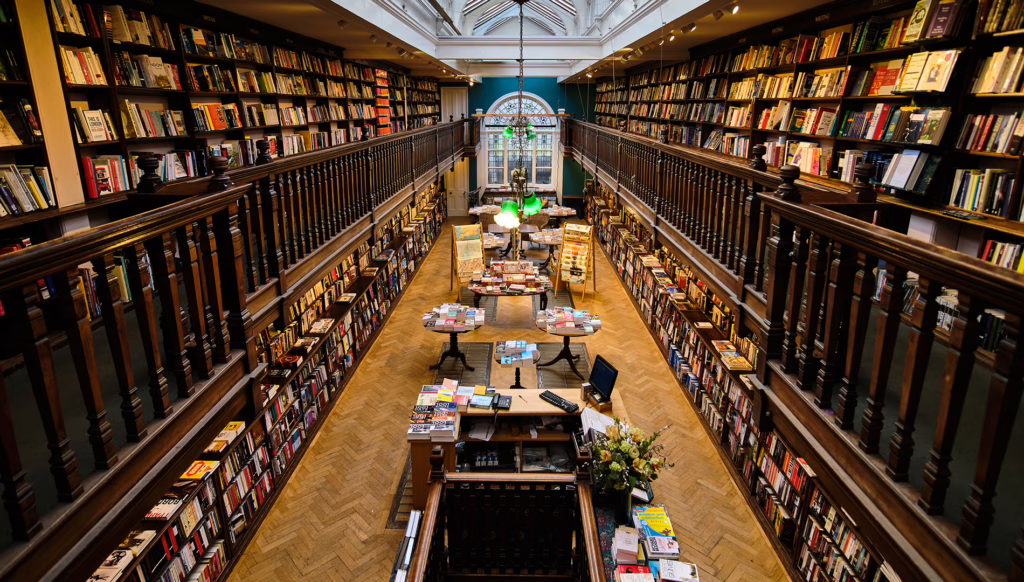 Daunt Books Marylebone Interior Landscape