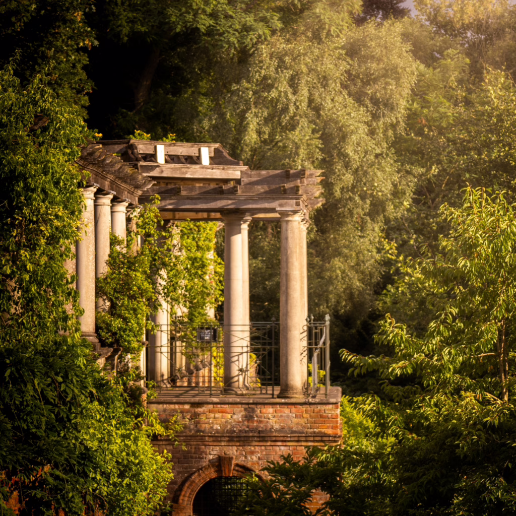 Pergola at the Hampstead Heath in London