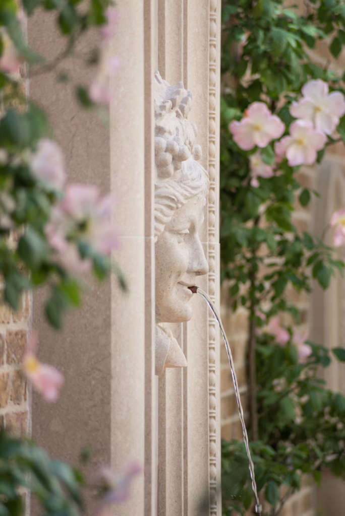 The fountain at The Secret Garden at The Ritz
