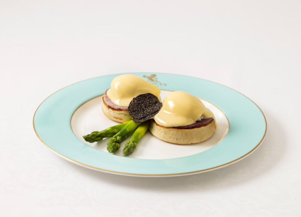 Eggs Royale breakfast at The Ritz London