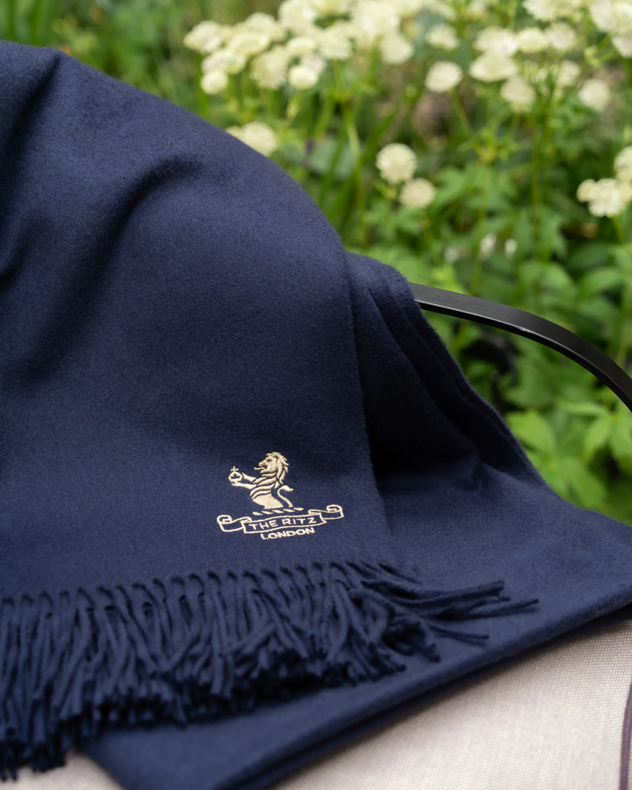 The Ritz London × Johnstons of Elgin: Cashmere Blanket official collaboration image