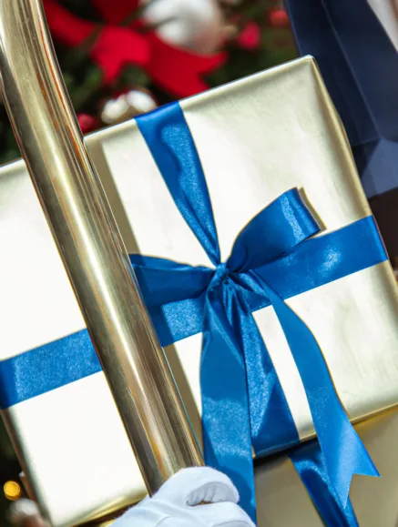 Christmas presents at The Ritz