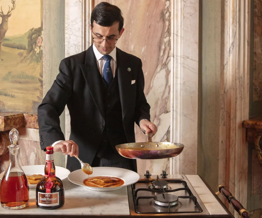 Crepes Suzette in The Ritz Restaurant
