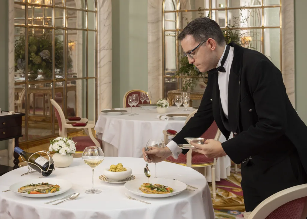 Dover sole at The Ritz Restaurant